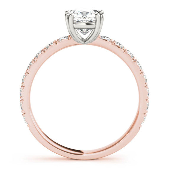 Petite Floating Gem Ring - Detail View