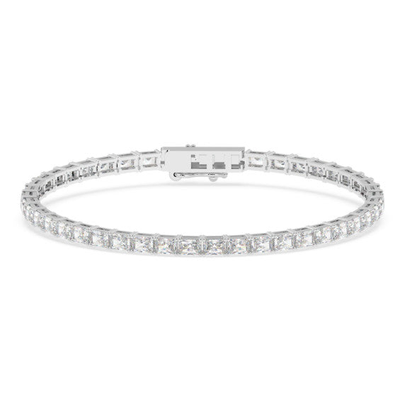 7 ct. tw. East-West Radiant Tennis Bracelet - Detail View