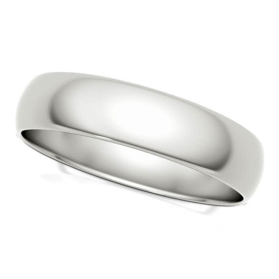Classic Comfort Fit Domed Wedding Band 2 mm - 8 mm - Main View