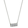 1/2 ct. tw. Oval Etoile Necklace - Detail View