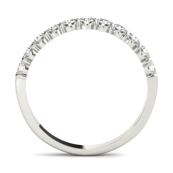 1/2 CT. TW. Coupé 11 Stone Diamond Ring - Detail View