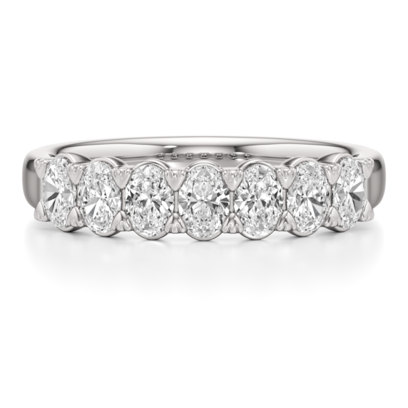 1 - 2 ct. Oval Seven Stone Band - Main View