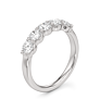 1 - 4 ct. Round 5-Stone Anniversary Ring - Detail View