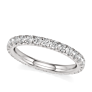 1 - 3 ct. Round French Pave Eternity Band - Detail View