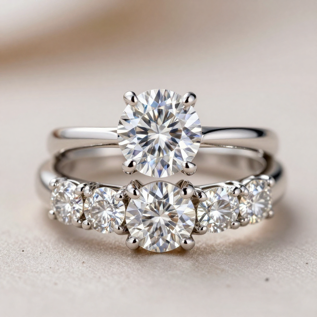 7-and-5-stone-wedding-rings-diamond