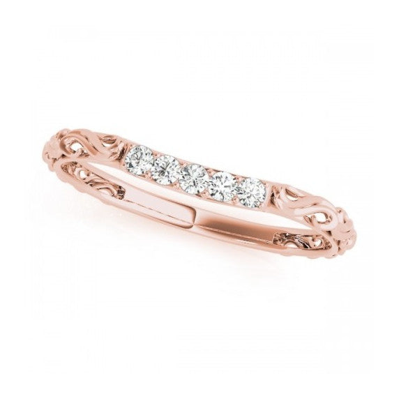 Filigree 3 Stone Band - Main View