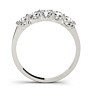 1/2 CT. TW. Tiara 5 Stone Diamond Ring - Side View