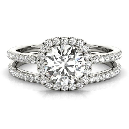 Delicate Halo Bridal Set - Main View