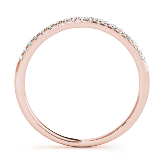 Gioioso Oval Halo Band - Detail View