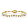 3 3/4 ct. tw. Round Kite Set Tennis Bracelet - Detail View