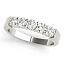 3/4 CT. TW. Common Prong 5 Stone Diamond Ring - View 2