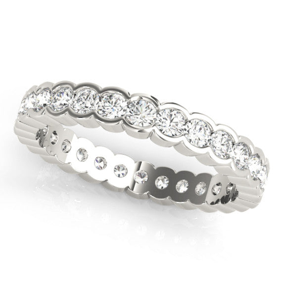 3.0mm Scalloped Channel Eternity Band - Main View