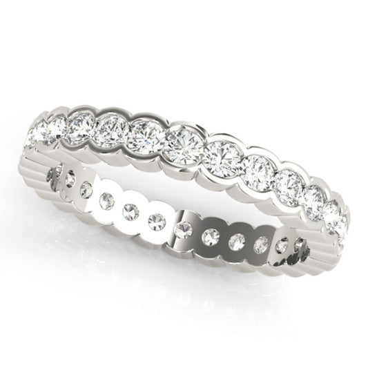 3.0mm Scalloped Channel Eternity Band - Main View