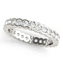 3.0mm Scalloped Channel Eternity Band - View 2