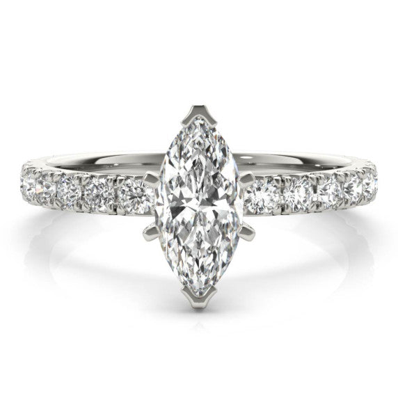 Petite Floating Gem Ring - Main View