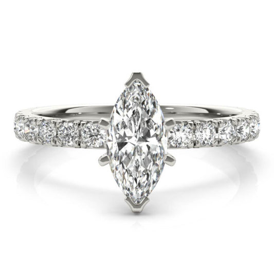 Petite Floating Gem Ring - Main View