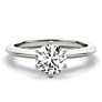 Classic Knife Edge Engagement Ring - View 2