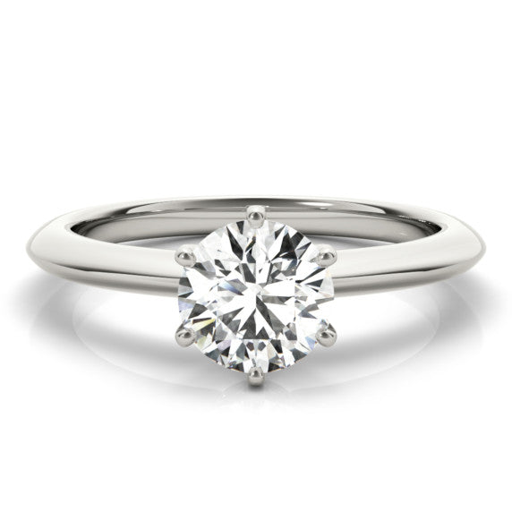 Classic Knife Edge Engagement Ring - Main View