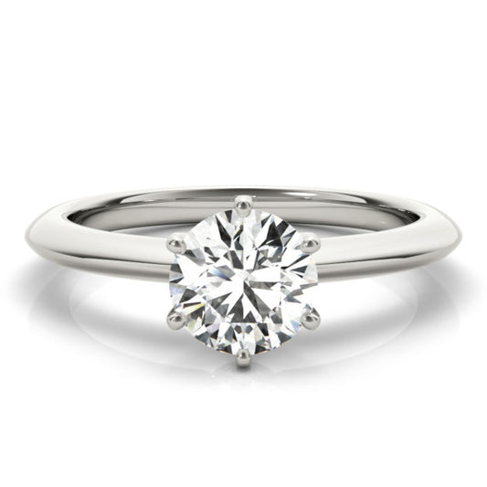 Classic Knife Edge Engagement Ring - Main View