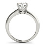 Classic Knife Edge Engagement Ring - Side View