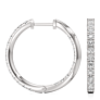 1 1/2 - 2 1/4 ct Mattea Hoops - View 2