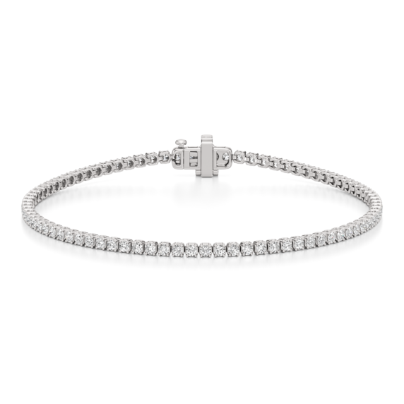 2 - 10 ct. Petite Tennis Bracelet - Detail View