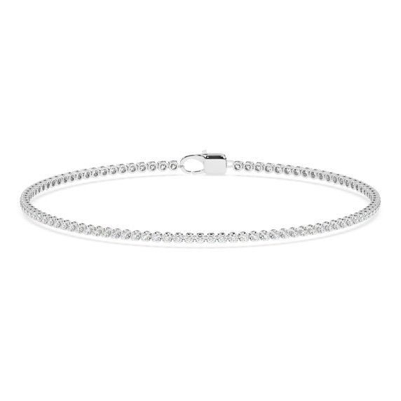 1 ct. tw. Minimalist Tennis Bracelet - Side View