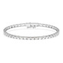 7 ct. tw. East-West Emerald Tennis Bracelet - View 2