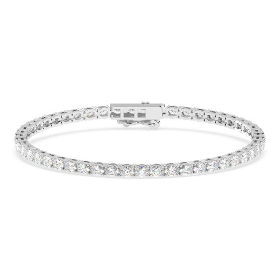 5 ct. tw. East-West Oval Tennis Bracelet - View 2