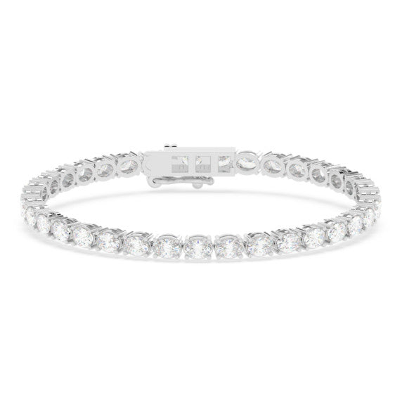 7 ct. tw. East-West Oval Tennis Bracelet - View 2
