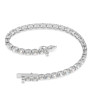 7 ct. tw. East-West Oval Tennis Bracelet - Detail View
