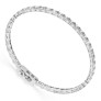 7 ct. tw. East-West Radiant Tennis Bracelet - Side View