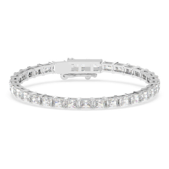 10 ct. tw. East-West Radiant Tennis Bracelet - Side View