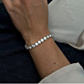 12 ct. tw. Round Lab Grown Diamond Tennis Bracelet in 14k White Gold - Main View