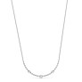 Triple Curved Diamond Necklace - View 2