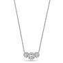 3/4 ct. tw. Luminous Halo Necklace - View 2
