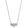 3/4 ct. tw. Luminous Halo Necklace - Side View