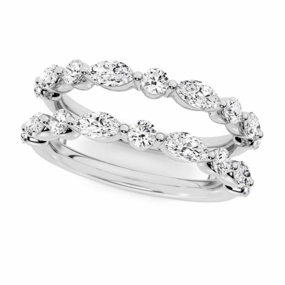 Marquise Round Single Prong Enhancer - Detail View