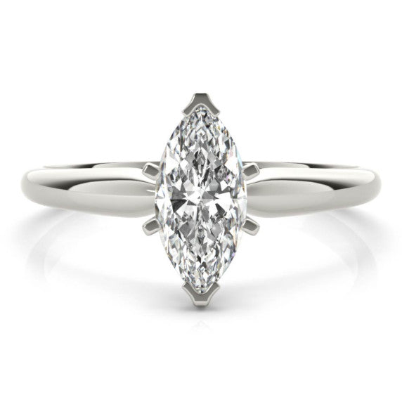 Classic Solitaire Ring - Side View