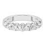 2 ct. tw. Round 7 Stone Comfort Ring - Side View