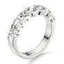 2 ct. tw. Round 7 Stone Comfort Ring - Detail View
