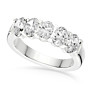 3 ct. tw. Oval 5 Stone Comfort Ring - Side View