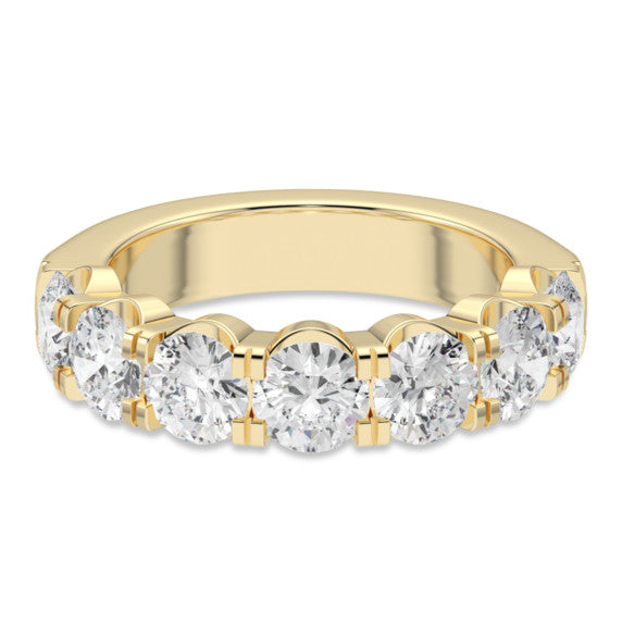 4 ct. tw. Round 7 Stone Comfort Ring - Main View