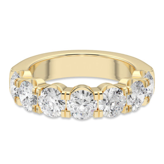 4 ct. tw. Round 7 Stone Comfort Ring - Main View