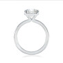3 - 5 ct. Lab Grown Diamond Solitaire Ring - Detail View
