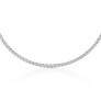 20 ct. tw. Round Lab Grown Diamond Tennis Necklace in 14k White Gold - View 2