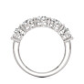 3 ct. tw. Round Five-Stone Band in 14k White Gold - View 2