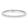 7 ct. tw. Oval and Round Tennis Bracelet - View 2