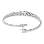 8 ct. tw. Graduating Tennis Bracelet - Side View