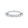 1 ct. tw. Round 9 Stones Band in 14k White Gold - Main View